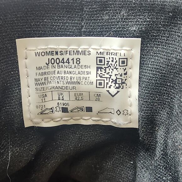 Merrell Shiloh II Women's 11 Brown Felted Wool Leather Boots - J004418 Steampunk - Picture 7 of 14